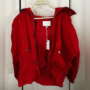 Lucky Red Water Resistant Bomber Jacket